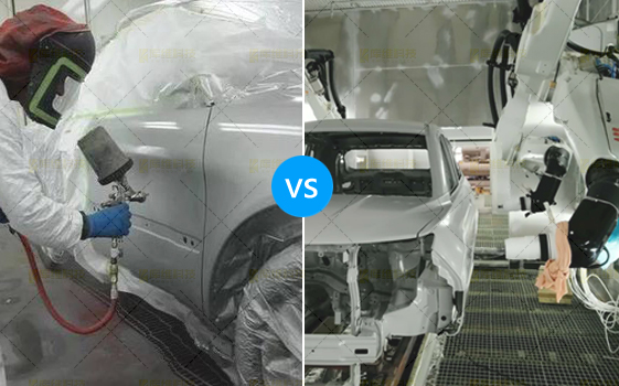 方案設(shè)計:汽車門把手自動噴涂機(jī)器人